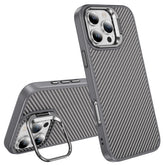 For iPhone 16 Series Carbon Fiber Texture Case